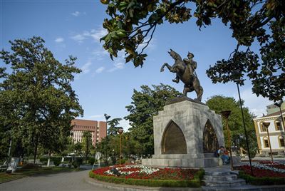 Historische Atatürk-Statue in Samsun, Türkei